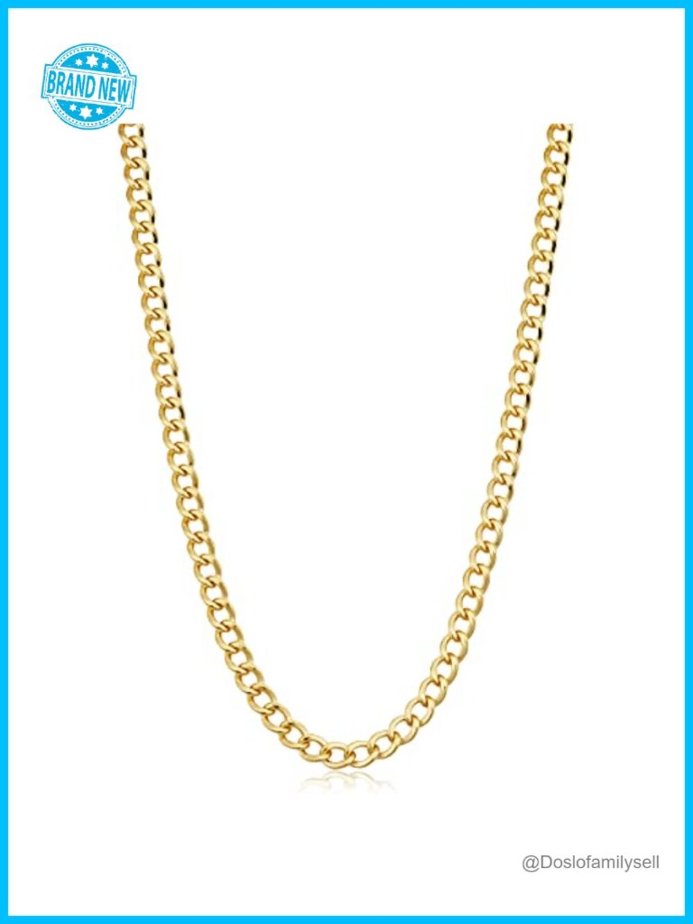 14k Gold Filled Miami Cuban Chain Necklace 5mm 18" Lobster Clasp